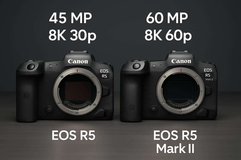 canon eos r5 mark ii vs canon eos r5